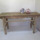 Console pickled wood