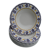 6 Ceraminter Italy soup plates