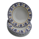 6 Ceraminter Italy soup plates