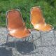 Paire de chaises design de Charlotte Perriand pour les Arcs