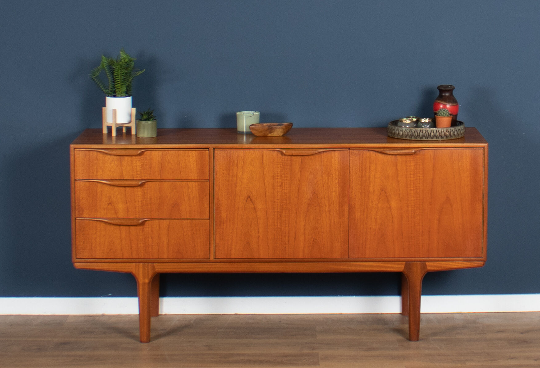 Retro teak 1960s short mcintosh of kirkcaldy dunvegan sideboard tom robertson