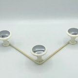 Vintage hook white and chrome