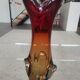 Vintage Murano Style Sommerso Glass Vase – Hand Blown Italian Art Glas