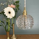 Vintage glass suspension globe