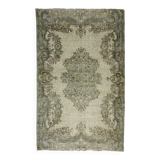 Grand Tapis Oushak Vintage à Motifs Orientaux – Laine 100 % – 311 × 200 cm