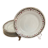 6 Limoges porcelain dessert plates