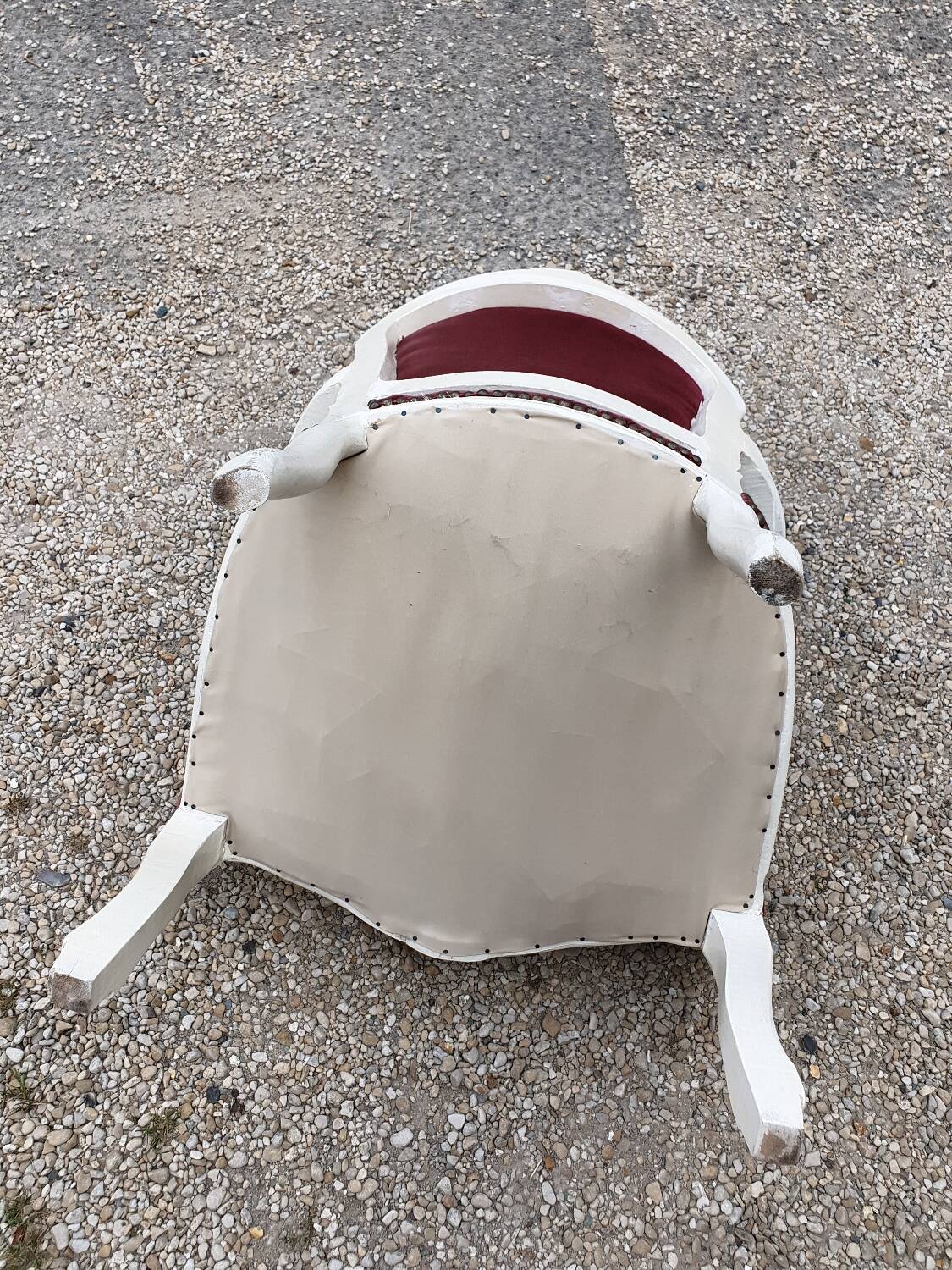 Louis XV child's cabriolet armchair