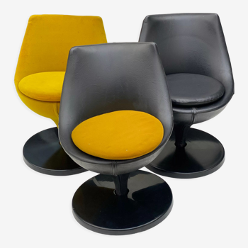 Trio of Polaris Chairs by Pierre Guariche