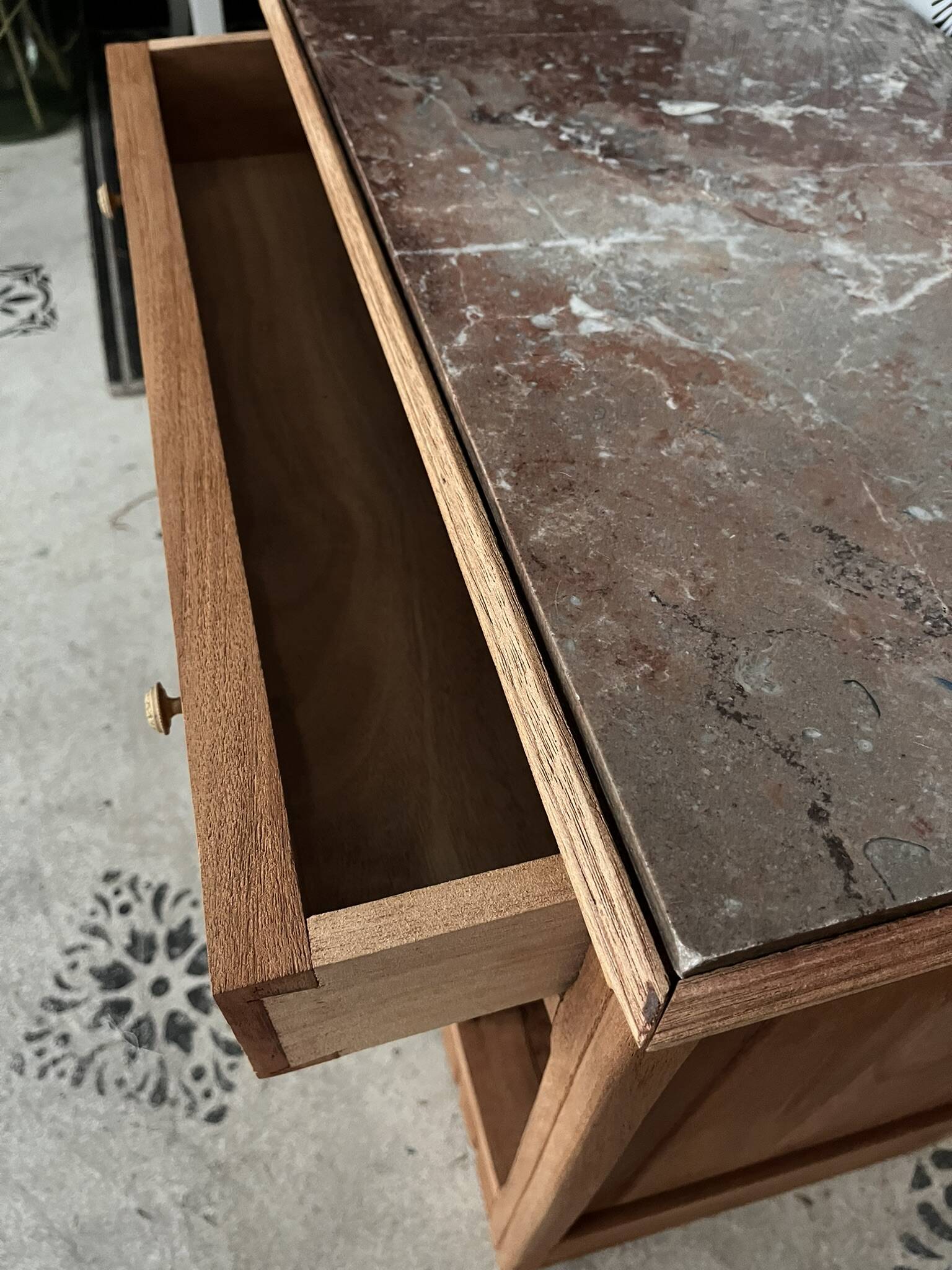 Art Deco vintage bedside tables Jada and Rosa wooden accent furniture