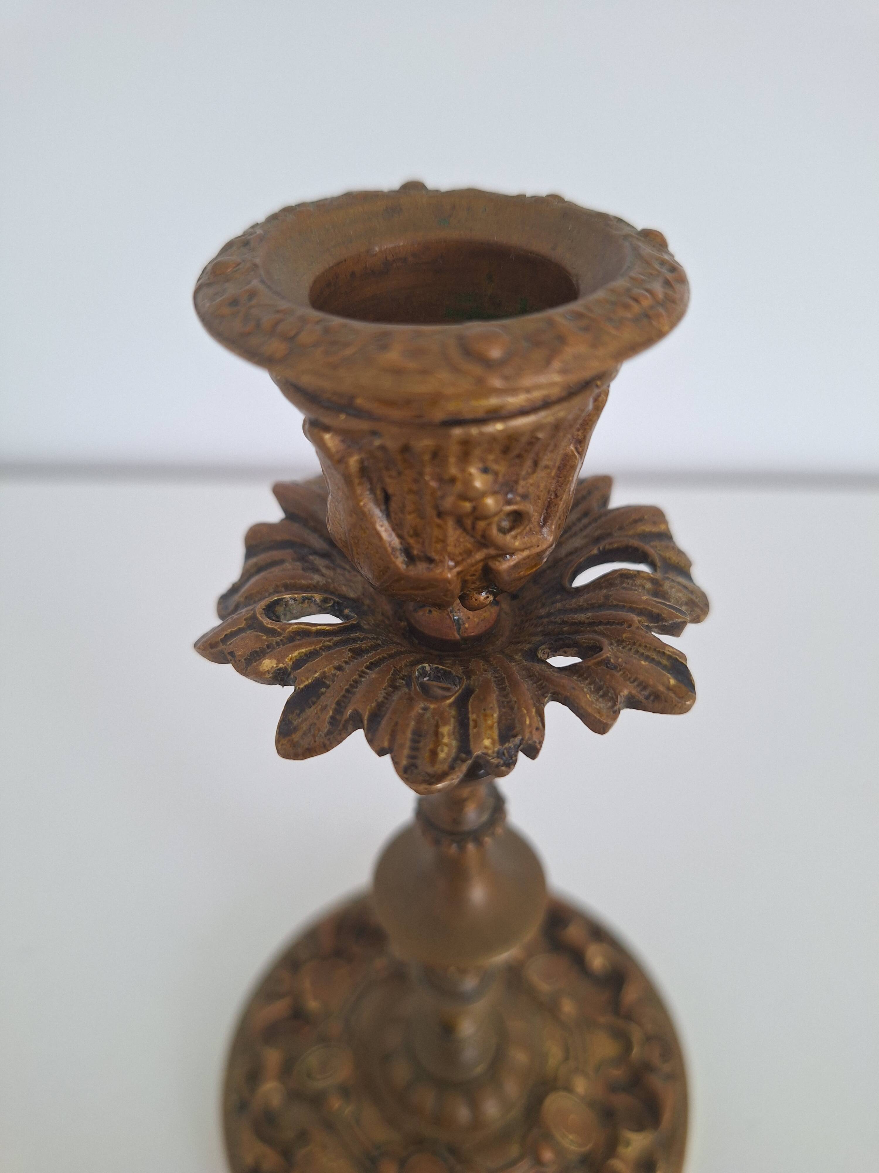 Baroque candle holder
