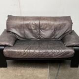 Brutalist German postmodern lounge chairs and sofa by Rolf Benz for Musterring, 1990s, set of 3.