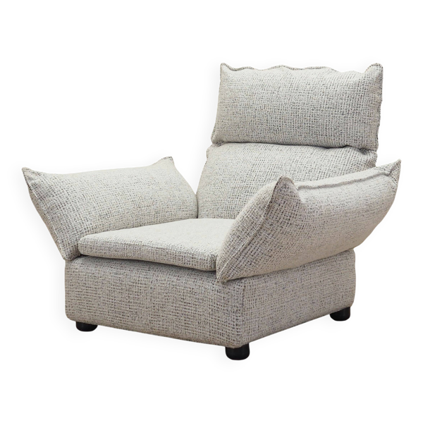 Fauteuil lounge, design italien, années 1970, production : Italie
