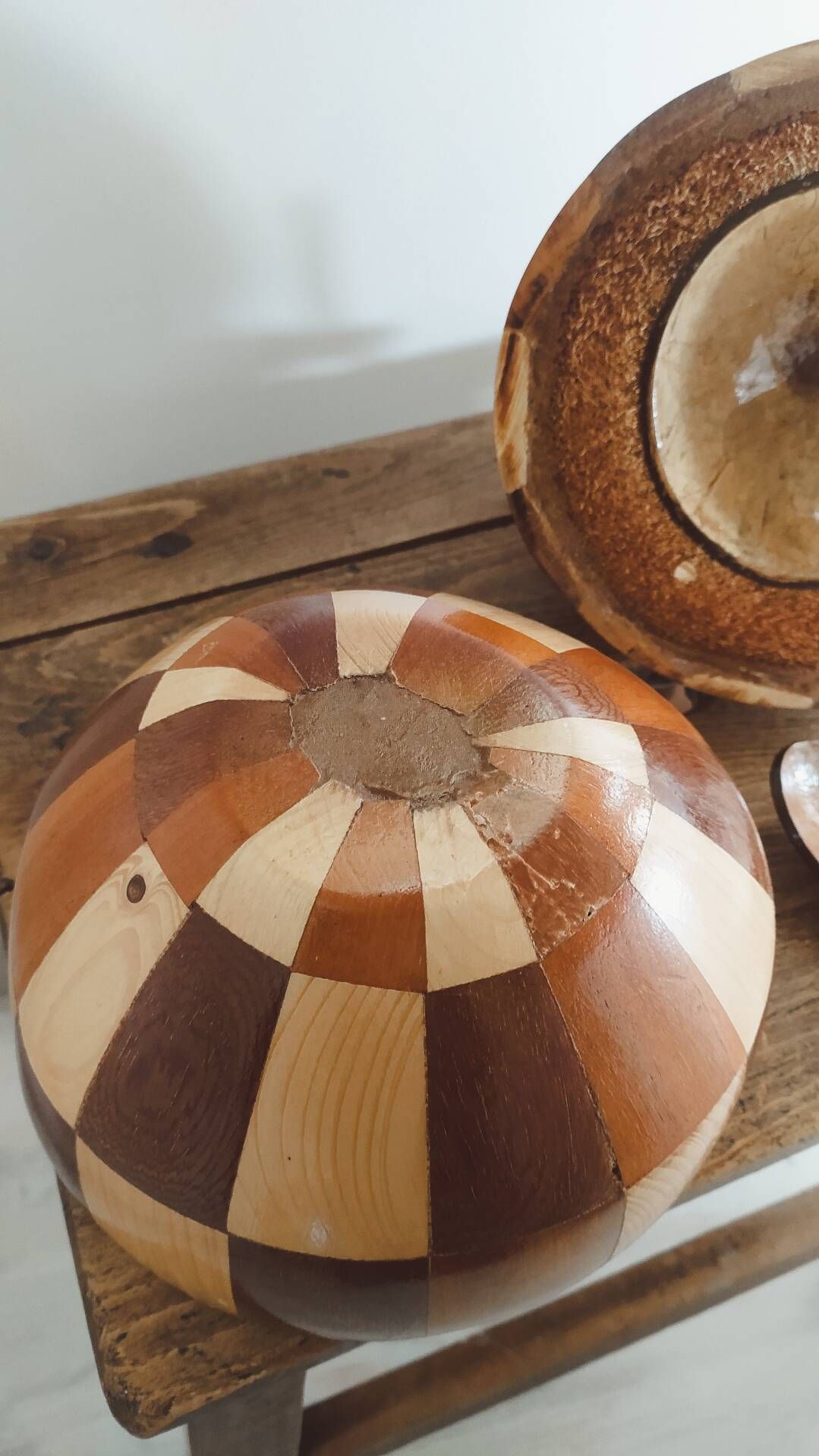 Seau à glaçons noix de coco • Mid-Century