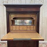 Secrétaire en acajou et placage d'acajou Louis Philippe