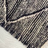 Handmade wool Berber rug 260 X 110 CM