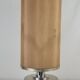 Lampe en verre fumé années 70