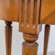 Antique Louis xvi style white marble hot water bottle coffee table