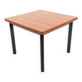 Table à manger vintage pliable en noyer, design italien, 1980