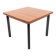 Table à manger vintage pliable en noyer, design italien, 1980