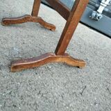 Pair of antique wooden bedside tables side table