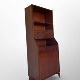Italian wood and veneered mahogany bookcase, 1960s.