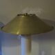 Mid century Italian floor lamp with brass shade, 1970s