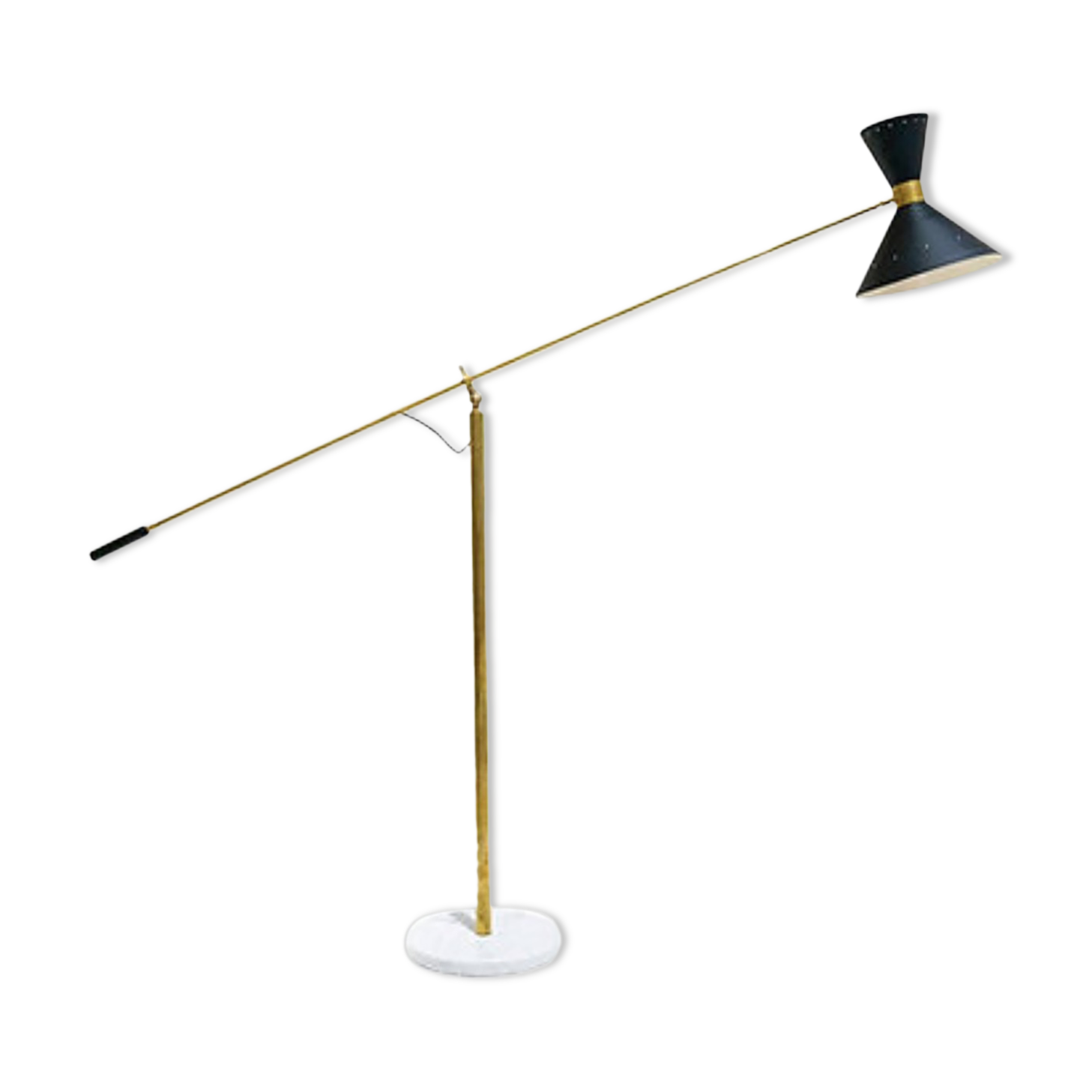 Lampadaire italien noir