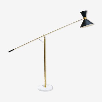 Black Italian floor lamp