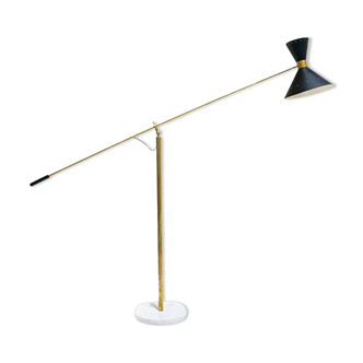 Black Italian floor lamp