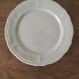 Set of 4 blue ceramic dessert plates