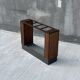 Vintage Art Deco umbrella stand in wood & metal – c. 1930–1940
