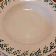 Lot de 3 assiettes creuses anciennes Terre de fer Choisy Le Roi