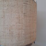 Brutalist lamp in Gard stone and chrome, 1970s