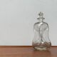 Danish Vintage Glass Kluk Kluk Bottle with Crown Glass Stopper from Holmegaard, 1970s