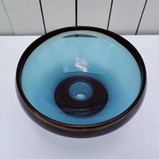 Centre de table vintage en verre de Murano