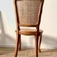 Pair of Louis XV style beech tanned chairs with shell pattern