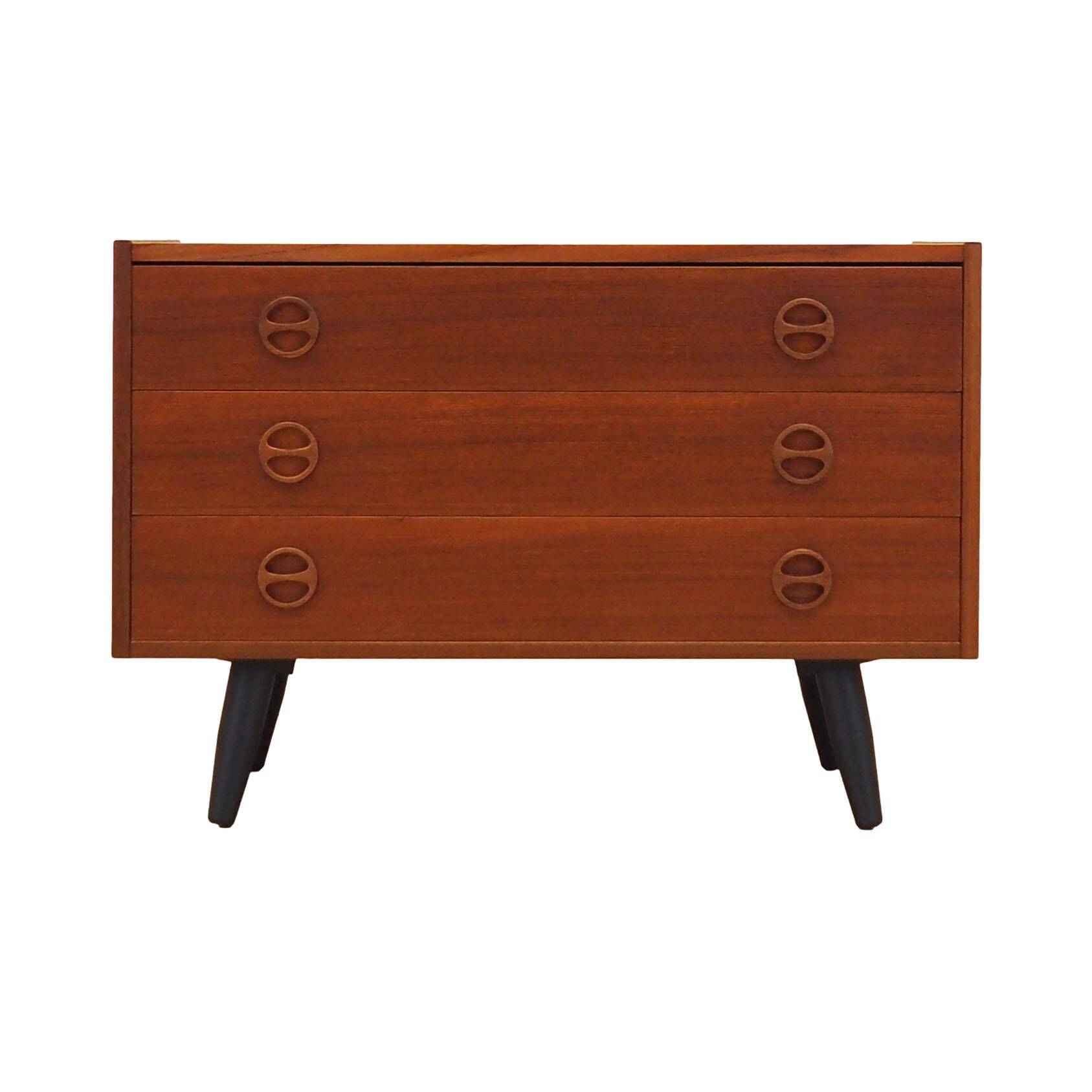 Teak chest of drawers, Danish design, 1960s, production: Denmark