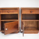 Pair of art deco bedside tables