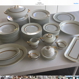 Porcelain tableware service