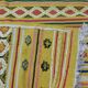 Hand-woven yellow kilim in pure wool 105×200cm
