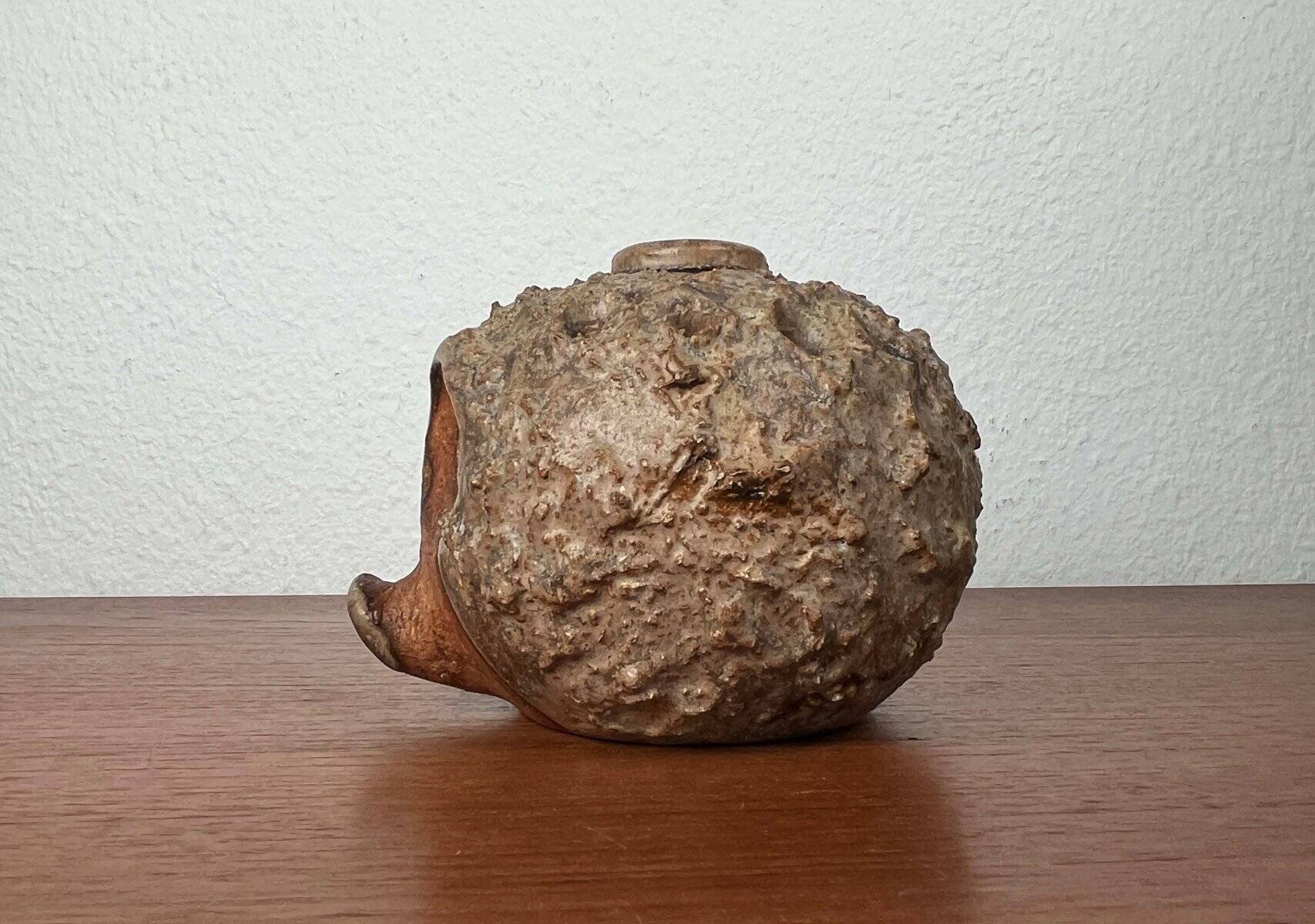 Mid-Century Modern Danish Studio Pottery Hedgehog Candleholder from Sejer Keramik, 1960s
