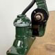 Industrial Green Enamel Adjustable Table Lamp, 1960s