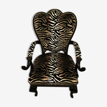Zebra armchair by lajos kozma