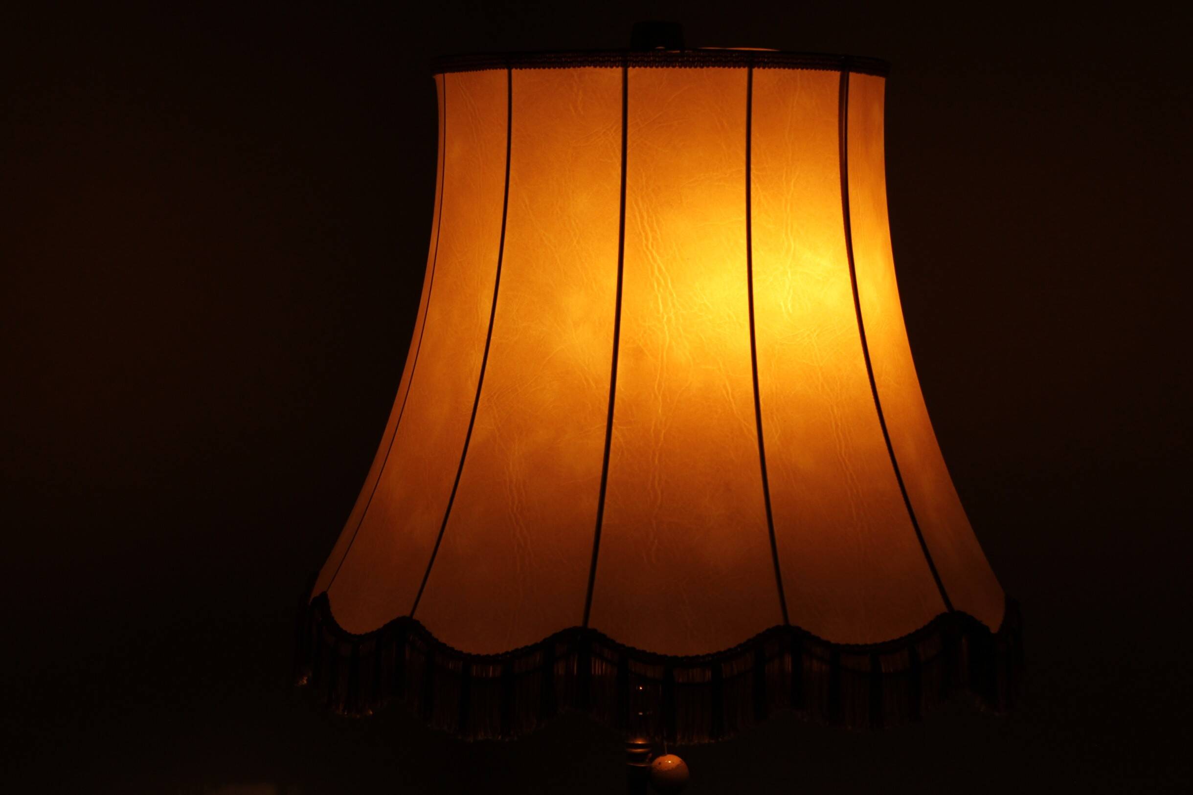 Large, Old World Brass Lamp, Germany 1950s