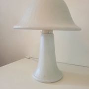 Large mushroom lamp by Peill & Putzler in zebra glass