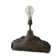 Vintage brutalist ceramic lamp base