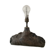 Pied de Lampe vintage style brutaliste en céramique