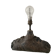 Vintage brutalist ceramic lamp base