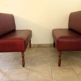 Authentic vintage bistro bench n°2