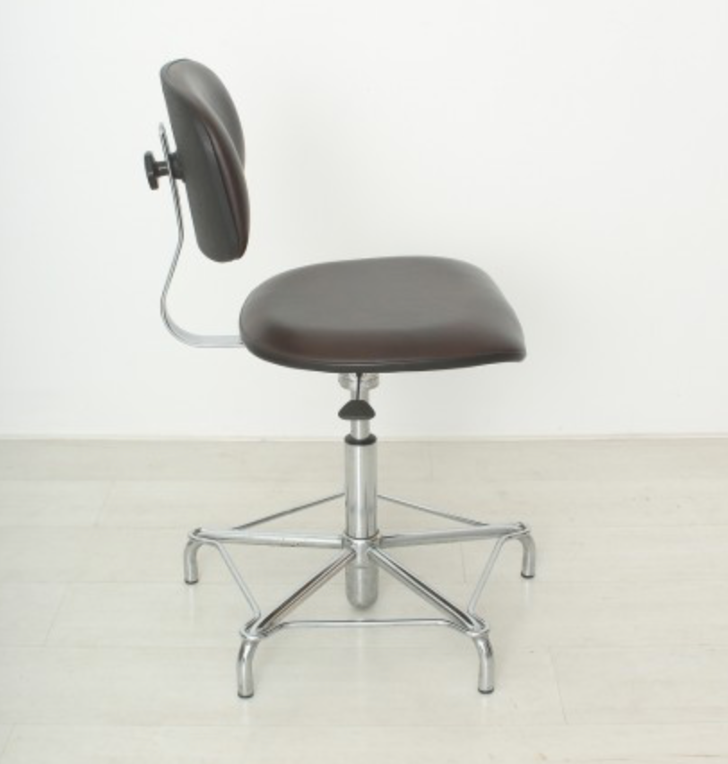 Brown swivel chair